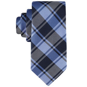 Tommy Hilfiger Men Toby Plaid Tie Navy/Blue